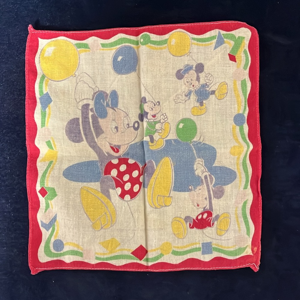 VTG Minnie Mouse Handkerchief